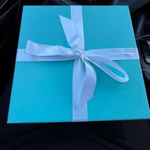 Tiffany’s Blue Gift Box with White Ribbon